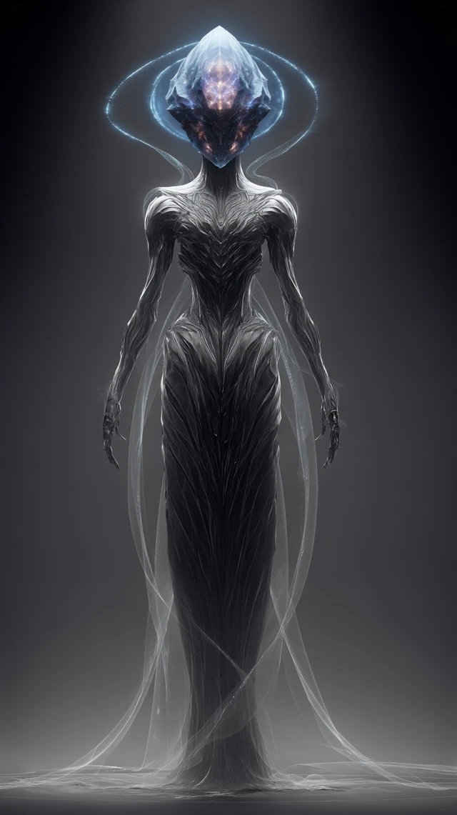 Abstract Alien Being Majestic and Ethereal