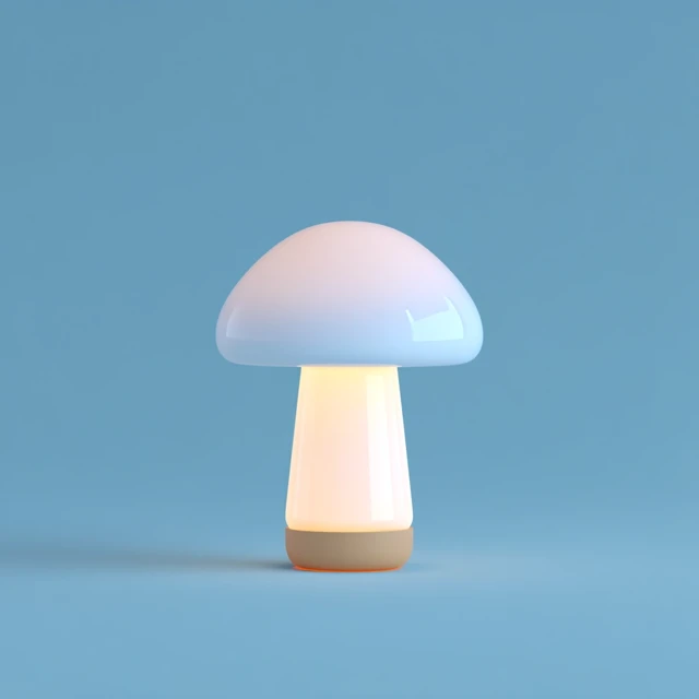 Mushroom Desk Lamp 3D Model