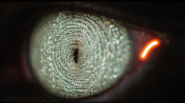 Cosmic Eye A Tempest of Braided Filaments