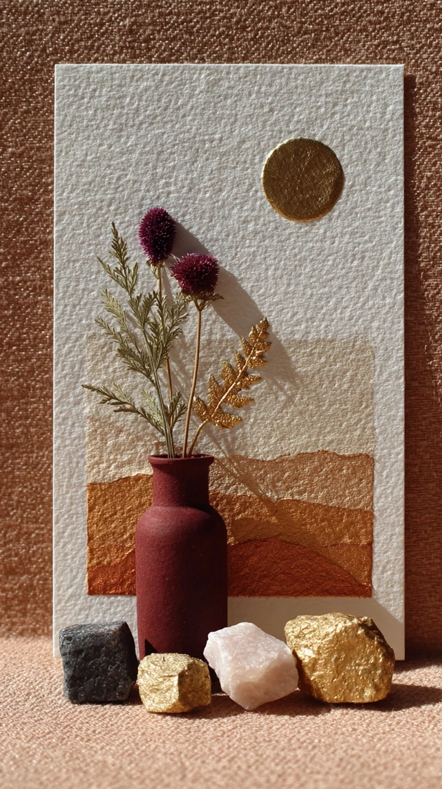 Birthday Card for Motherinlaw with Flowers Gold