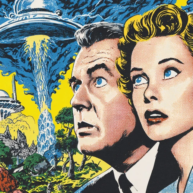 Forbidden Planet 1956 Roy Lichtenstein SciFi Poster