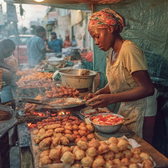 Haitian Street Food Port au Prince