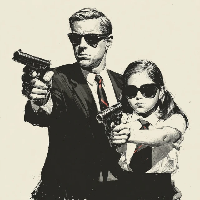 Spy Dad and Daughter Duo Secret Agents in Action