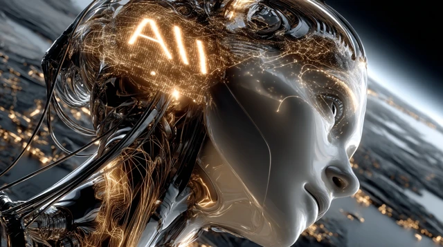 AI World Cyberpunk Future