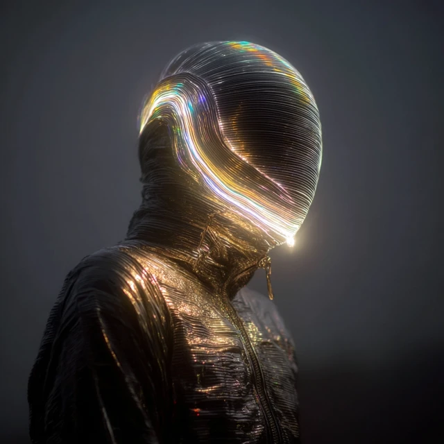 Luminous Alien Photo Mysterious Glowing Creature