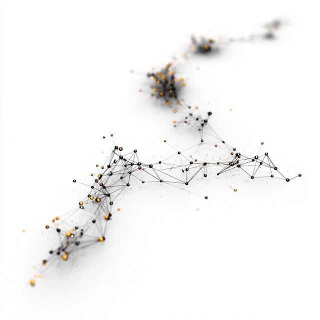 Constellation Arrow 3D Rendering Stars Connection Isolated