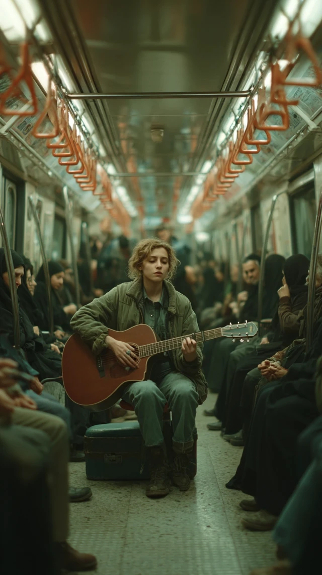 Ellie Plays Guitar The Last of Us Tehran Metro