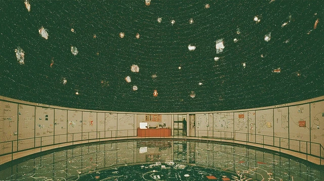 Observation Chamber with Storm and Star Charts