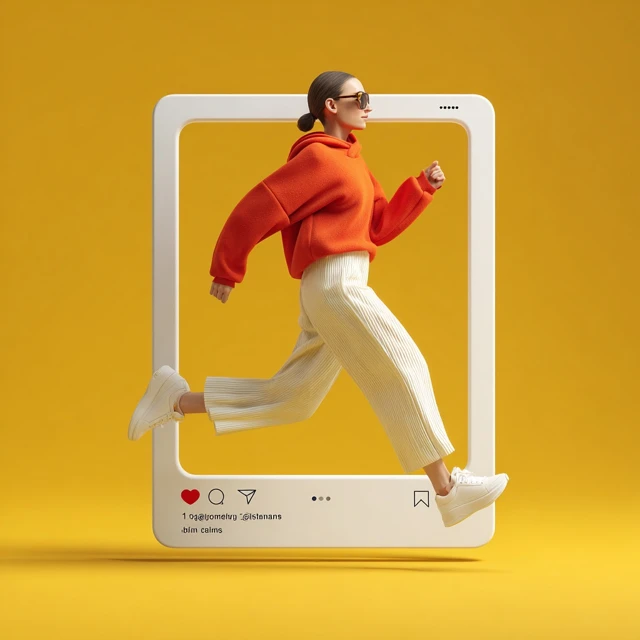 Instagram Post Art Woman Fashion Modern