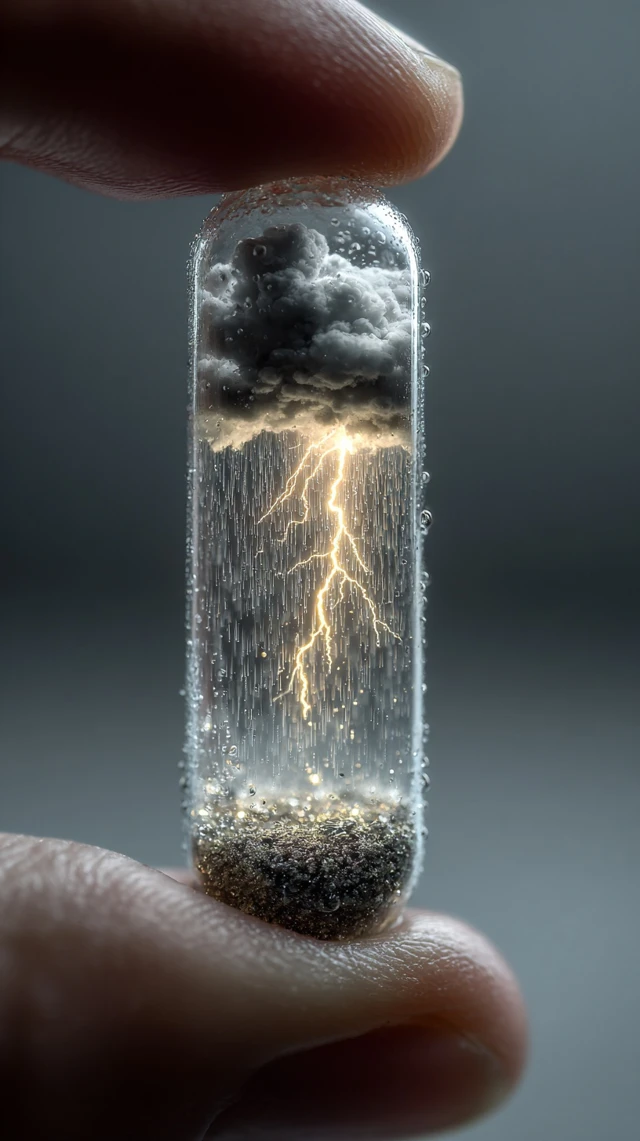 Lightning in a Capsule Ultra Detailed Photography