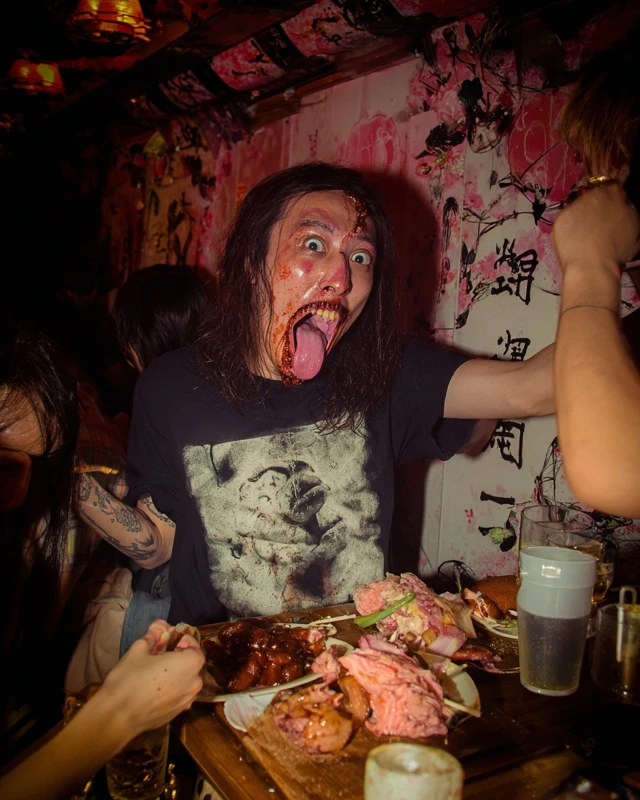 Insane Party in Japan Candid Grotesque Photo