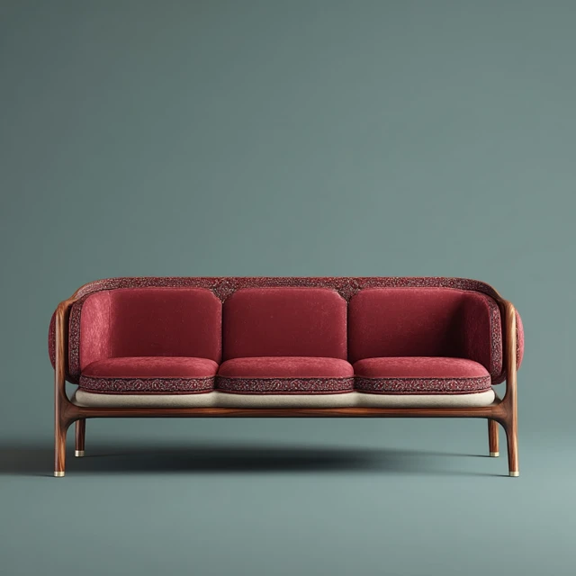 Lorestan Inspired Sofa Luxurious Modern Design Iranian Heritage