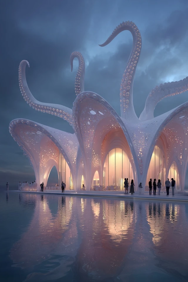 Alien Architecture on the Beach Photography