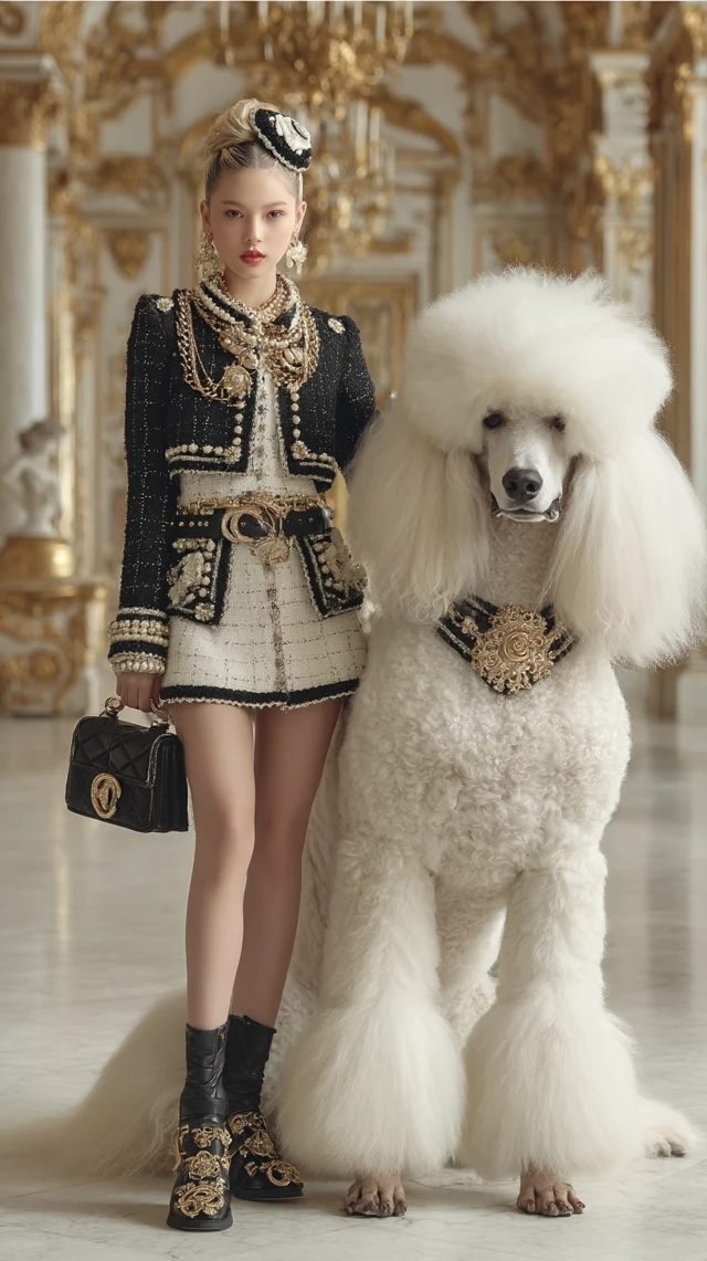 Chanel Poodle Luxury Fashion Editorial
