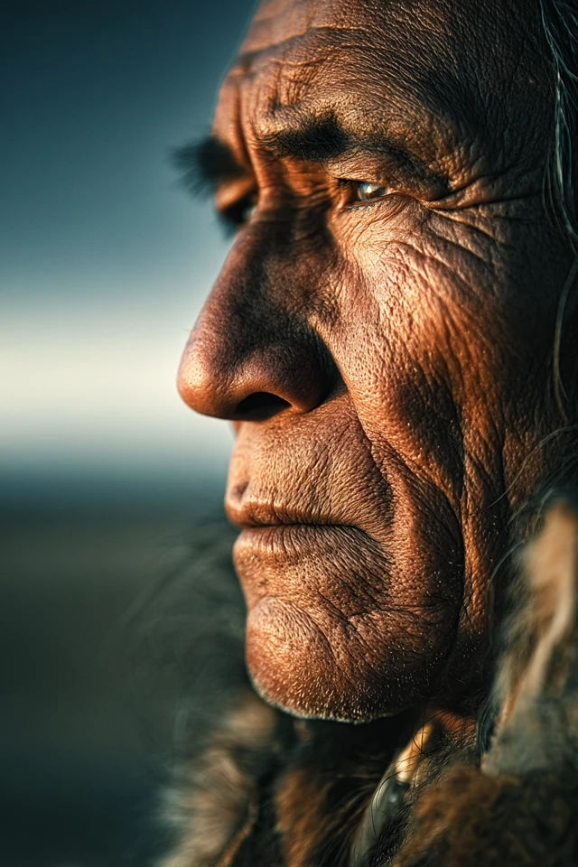 Apache Native American Portrait Prairie View