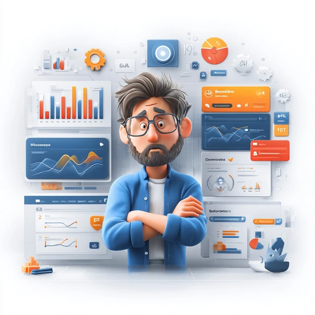 Frustrated Business Owner Website Analytics