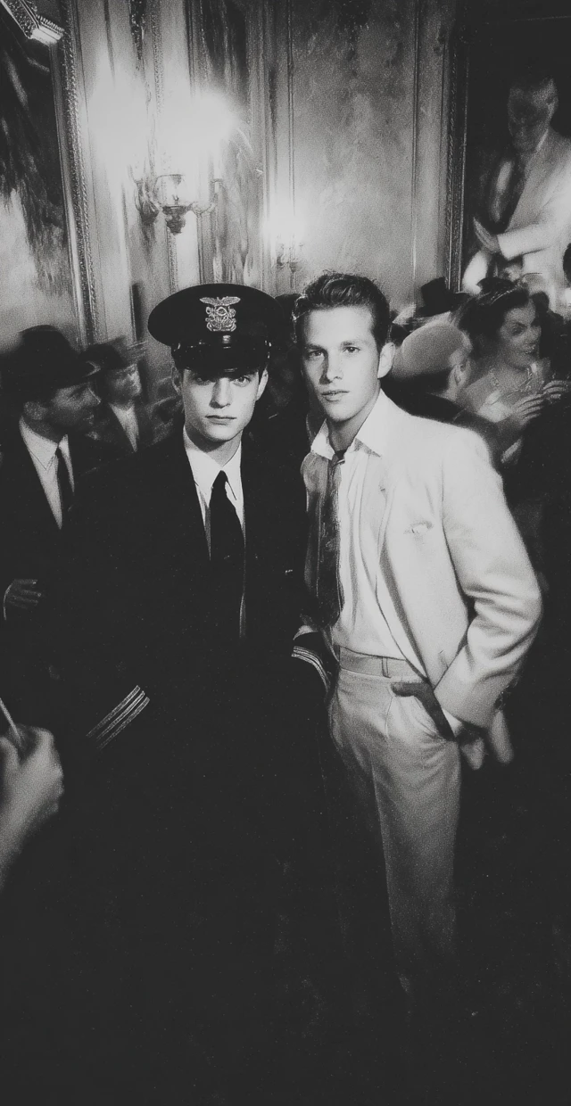 WWII Party Naval Officer Gentleman in Grand Lapa Casino