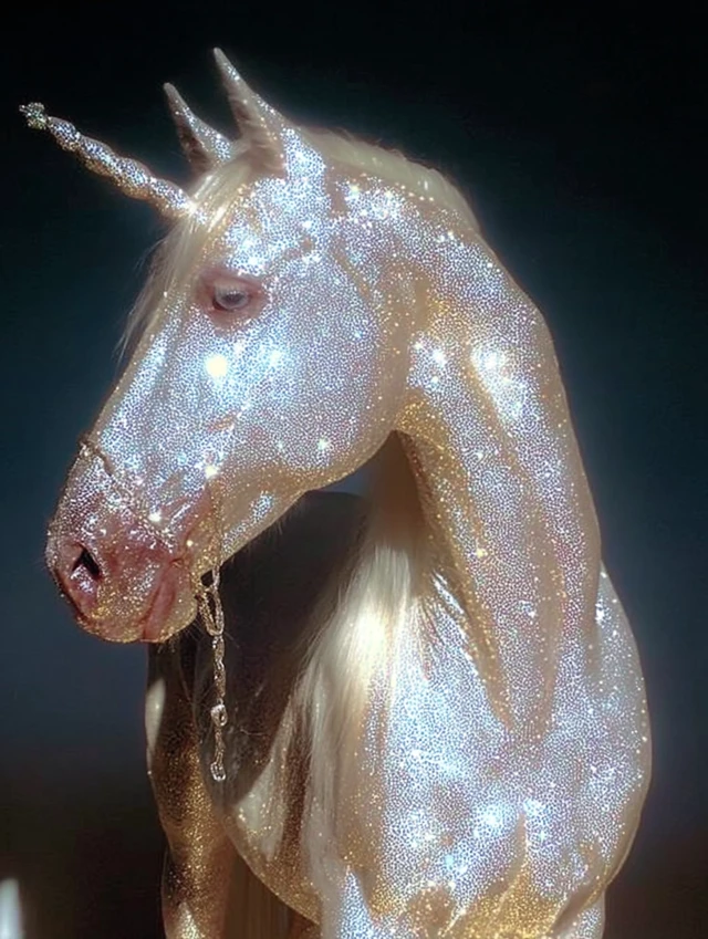 Glittering Unicorn Photography