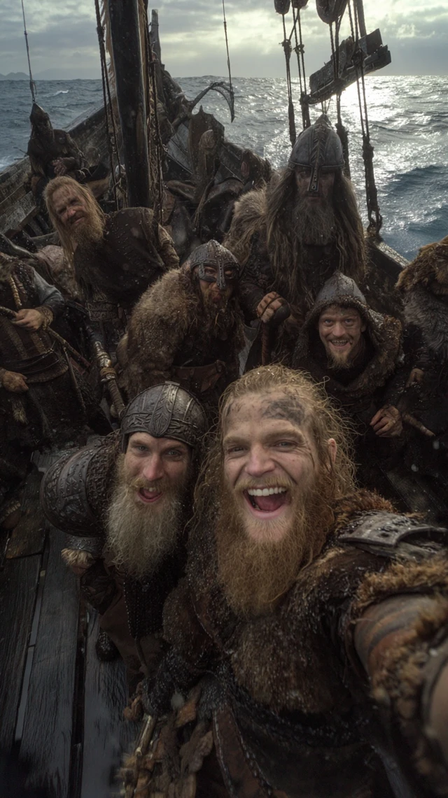 Viking Selfie Drakkar Adventure