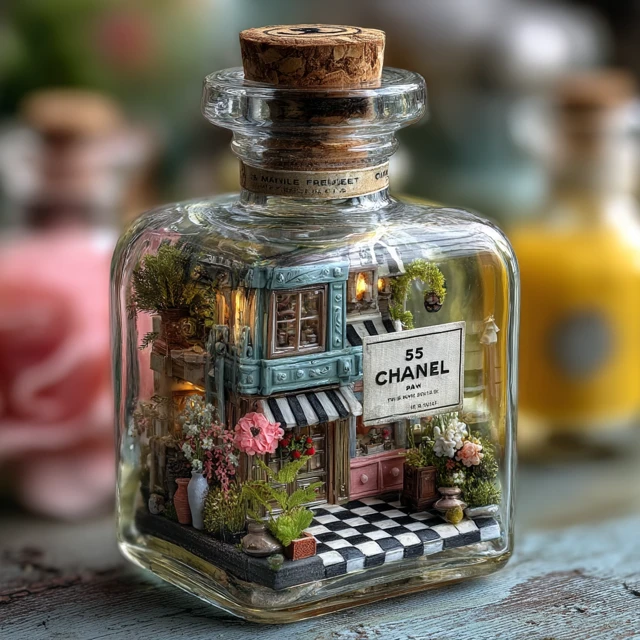 Chanel Miniature in a Jar: Retro Art