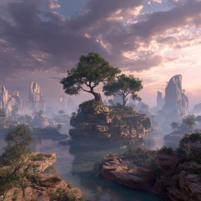 Mystical Fantasy Landscape 4K