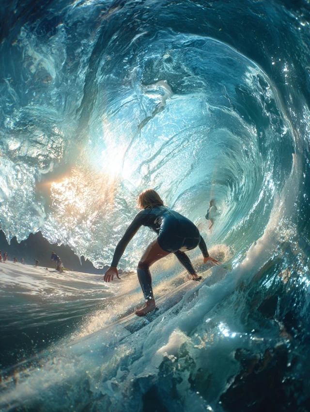 Surfing the Wave Tunnel GoPro Style