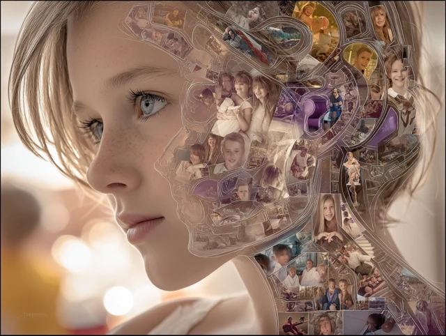Memories Collage: A Mothers Life Journey