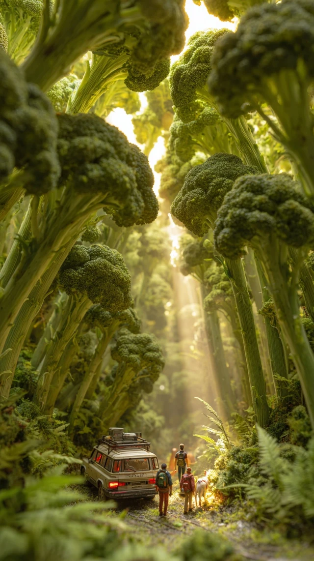 Surreal Expedition Broccoli Forest Miniature