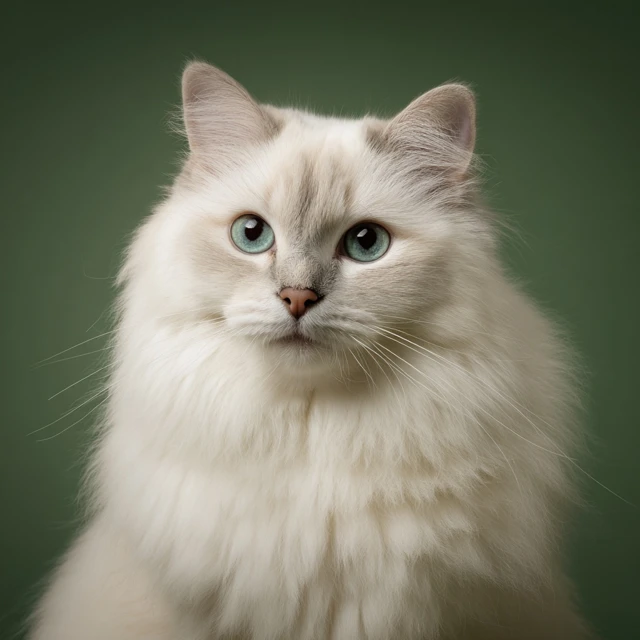 Ragdoll Cat Portrait Stunning Pet Photography