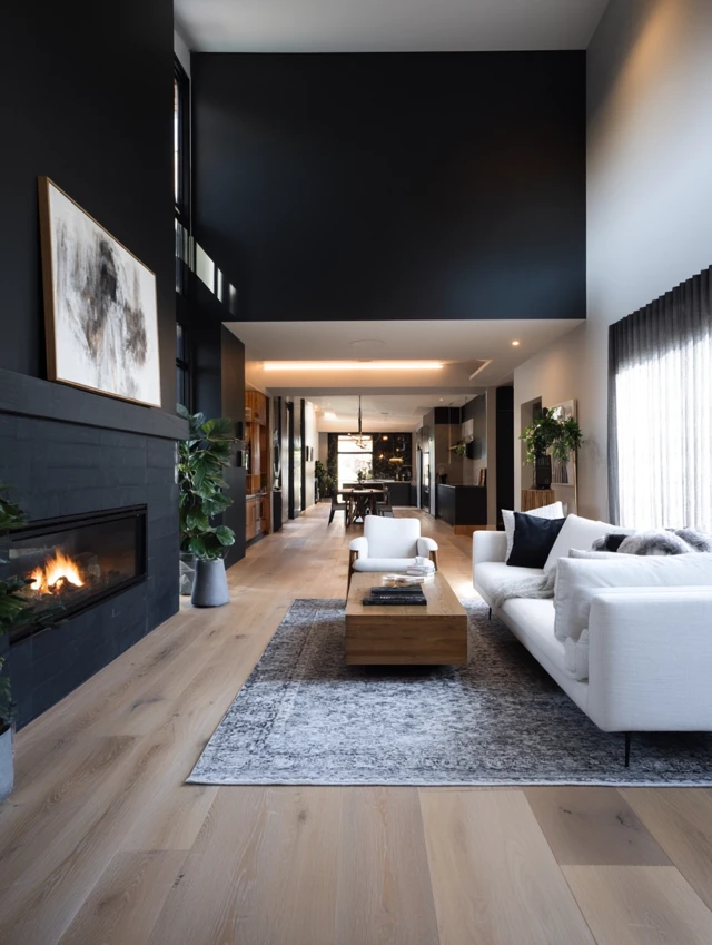 Modern Living Room Interior Design Photography