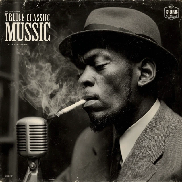 Vintage Album Cover Classic Music Vinyl