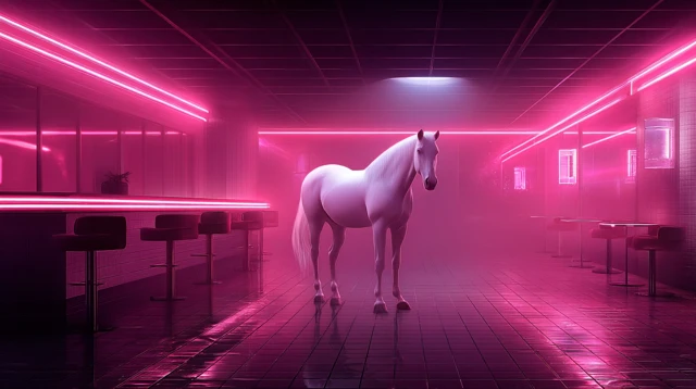 Pink Pony Club: Glitch Dance in Neon Dreams