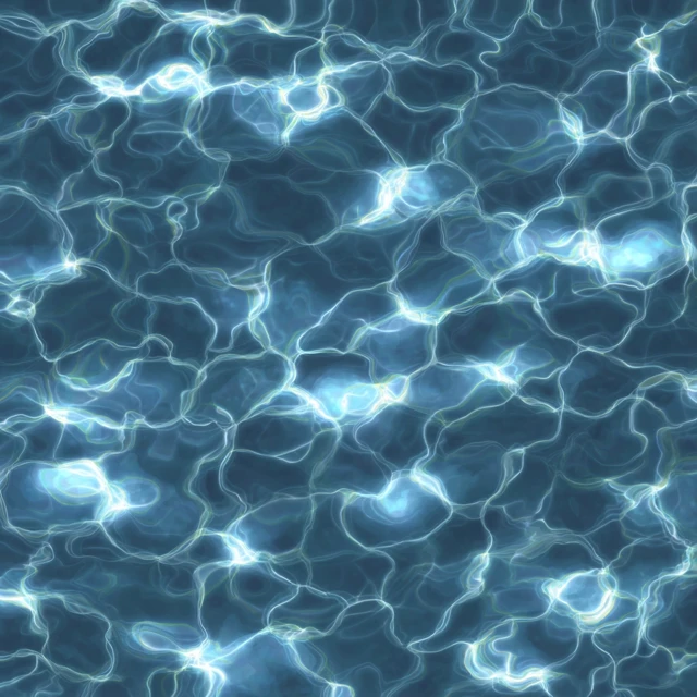 Anime Water Surface Seamless Texture Pattern