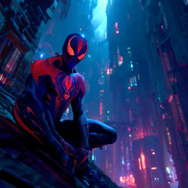 Across the SpiderVerse Scene 3D