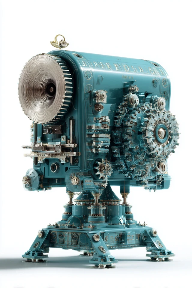 Mechanical Gear Icon Design Illustration