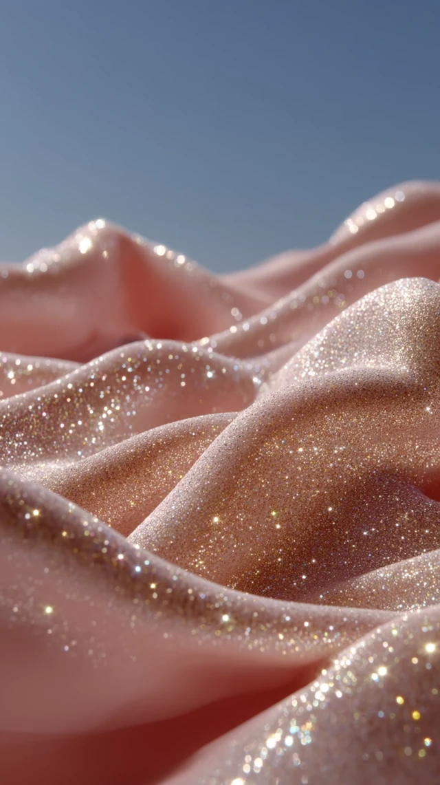 Glitter Macro Photography Pink Gold Sparkle Texture