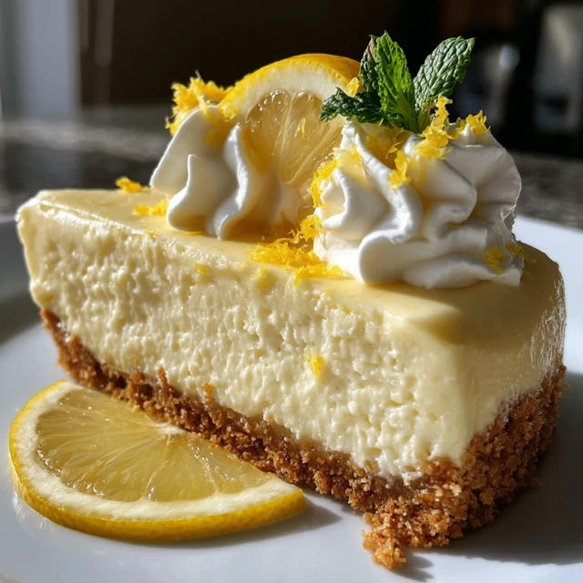 No Bake Lemon Cheesecake Recipe Photo - iPhone 15 Pro