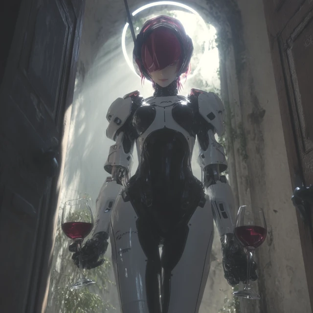 Anime Robot Angel at Heavens Door