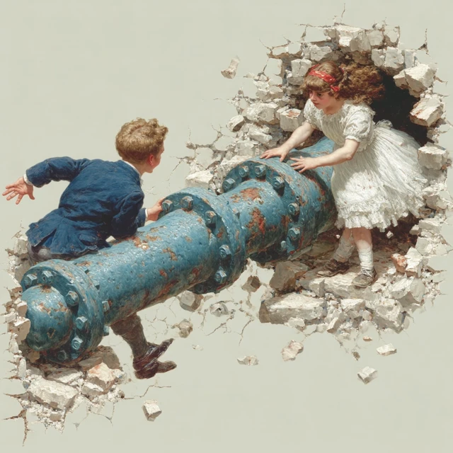 Teacher Pipeline Burst: Illustration of Education Crisis