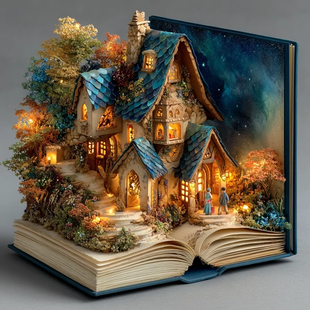Hansel and Gretel in a Magical 3D Storybook