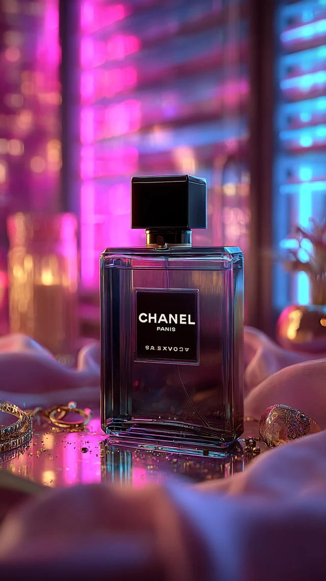 Chanel No 5 Perfume Bottle Luxury Product Photography