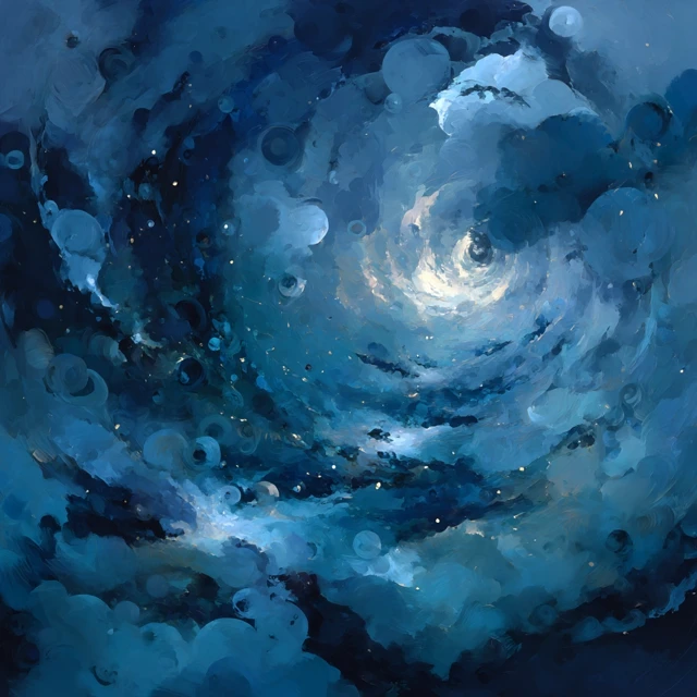 Expressionist Painting of Confusion and Trapped Feelings