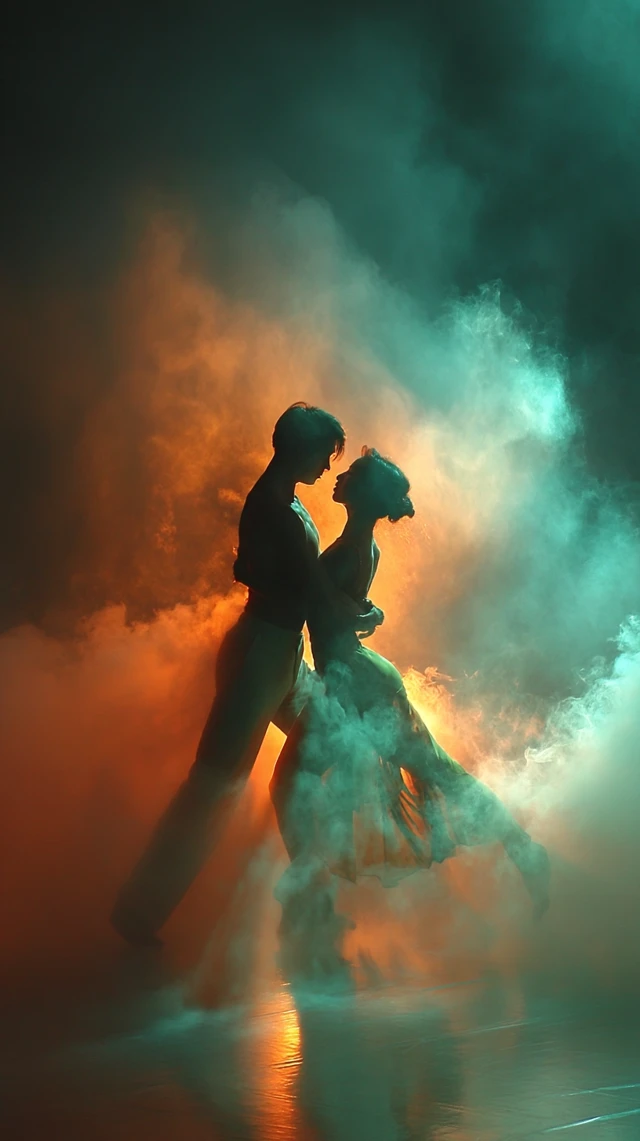 Smoke Dancers Salsa: Abstract Art
