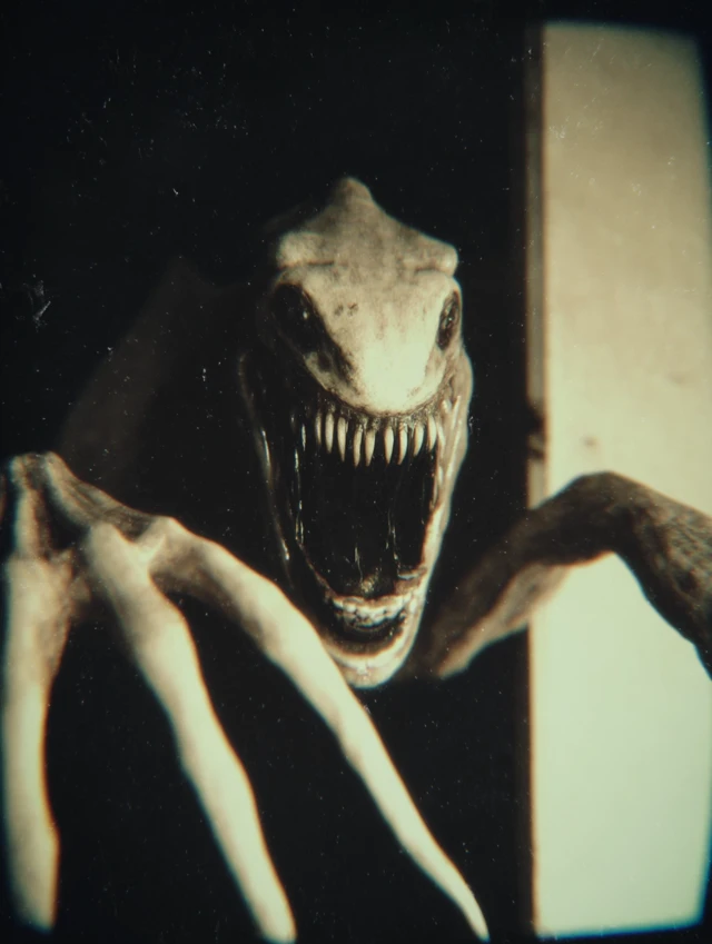 Twisted Horror Creature Analog VHS Inspired