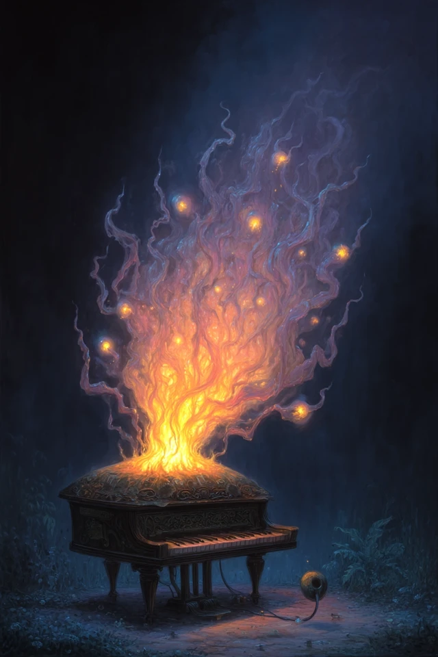 The Singing Flame A Fiery Performance