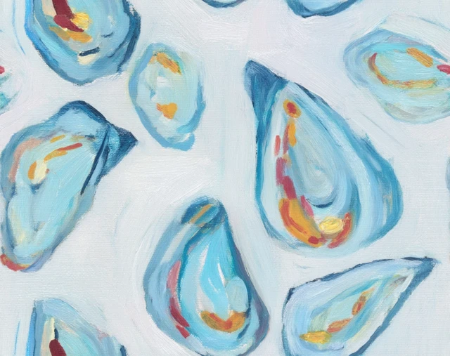 Oysters in Art Modern Painting Inspired by Matisse Gauguin