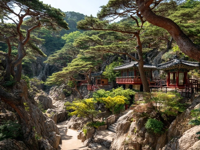 Geumgang Park Busan South Korea Spring Scenery