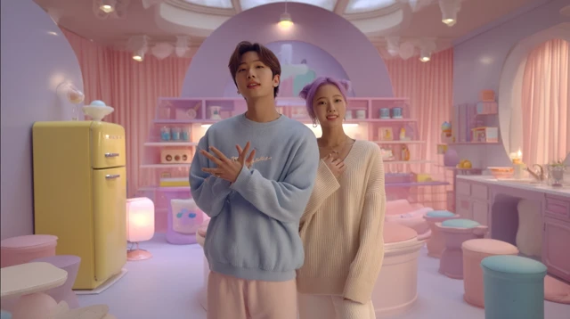 KPop MV Pastel Studio Korean Rapper Singer