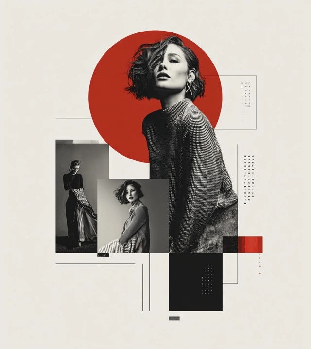 Minimalist Fashion Event Flyer Template Design