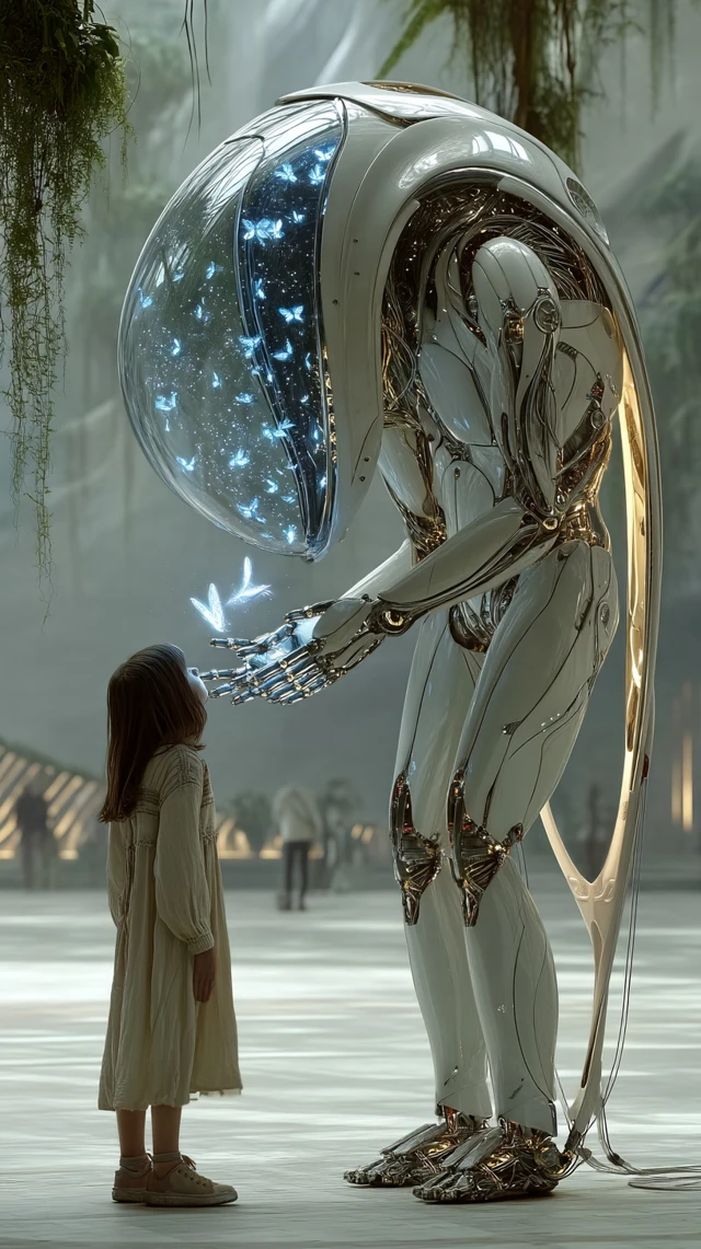 AI Child Interaction Harmony of Human and Machine